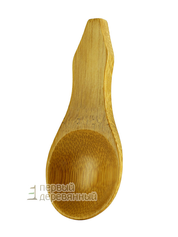 Ложечка для специй из бамбука широкая с короткой ручкой в разделе ложки от магазина Первый Деревянный